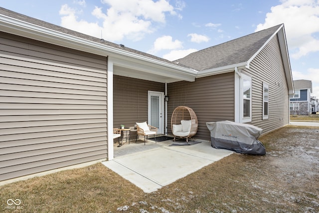 exterior space featuring a patio