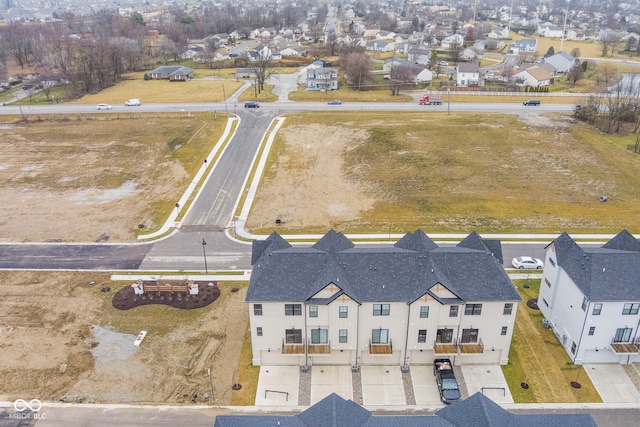 drone / aerial view featuring a residential view