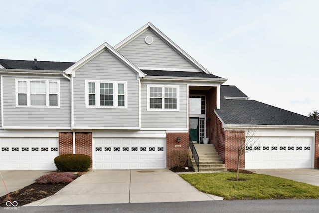 view of front of property with brick siding