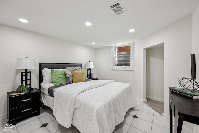 3645 N Delaware St, Indianapolis, IN 46205 - bedroom featuring recessed lighting, visible vents, and baseboards
