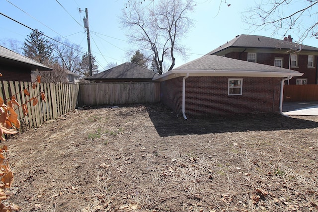 3645 N Delaware St, Indianapolis, IN 46205 - view of yard featuring a fenced backyard