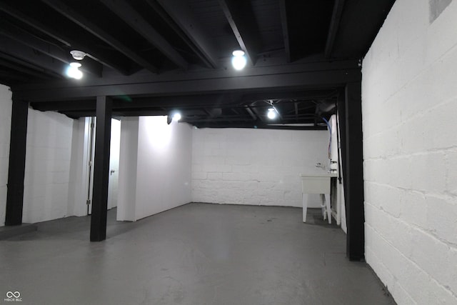 3645 N Delaware St, Indianapolis, IN 46205 - view of unfinished below grade area