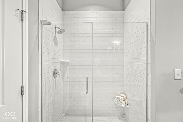 full bath with a stall shower