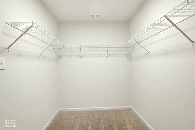 7168 Jackson Dr, Cumberland, IN 46229 - walk in closet featuring carpet