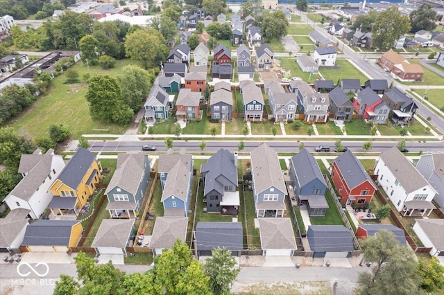 2026 Alvord St, Indianapolis, IN 46202 - drone / aerial view featuring a residential view