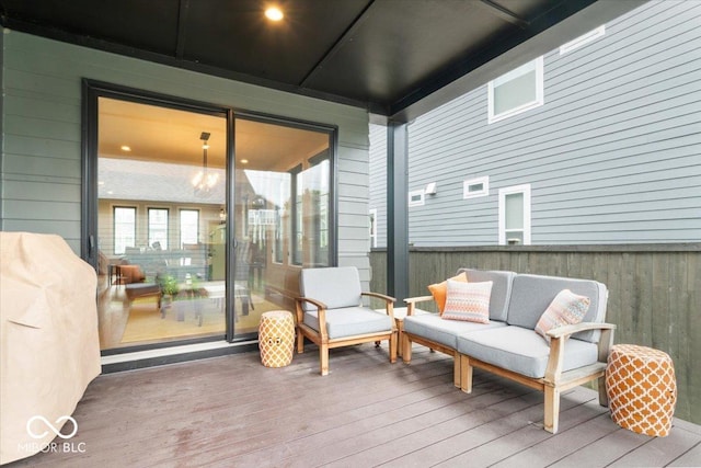 2026 Alvord St, Indianapolis, IN 46202 - view of wooden deck