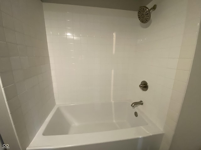 bathroom featuring bathing tub / shower combination