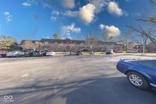 view of road featuring a residential view