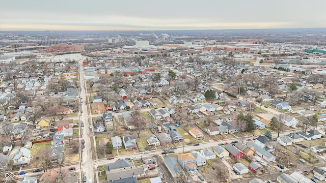 drone / aerial view featuring a residential view