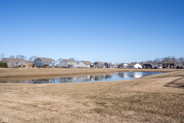 water view with a residential view