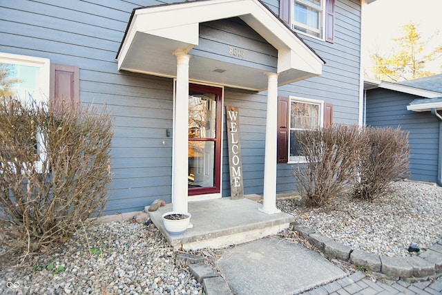 view of property entrance