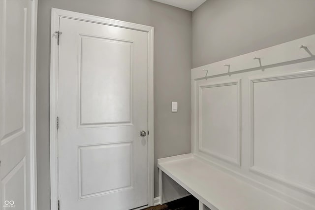 view of mudroom