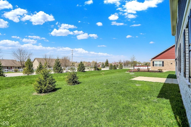 view of yard