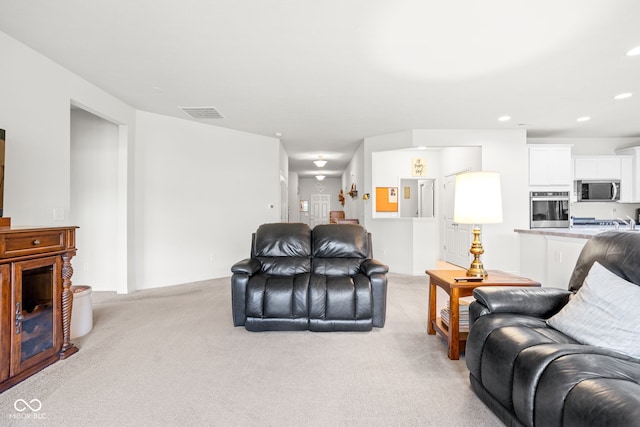 936 Plunkett Ave, Westfield, IN 46074 - living area featuring light colored carpet and recessed lighting
