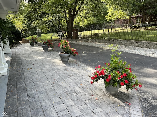 view of patio / terrace with fence