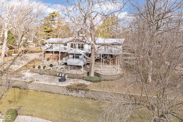 view of rear view of house