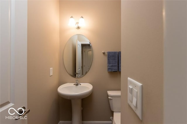 14309 Shooting Star Dr, Noblesville, IN 46060 - half bath featuring toilet and a sink