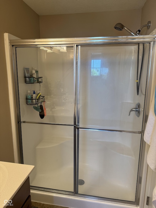 14309 Shooting Star Dr, Noblesville, IN 46060 - bathroom featuring vanity and a stall shower