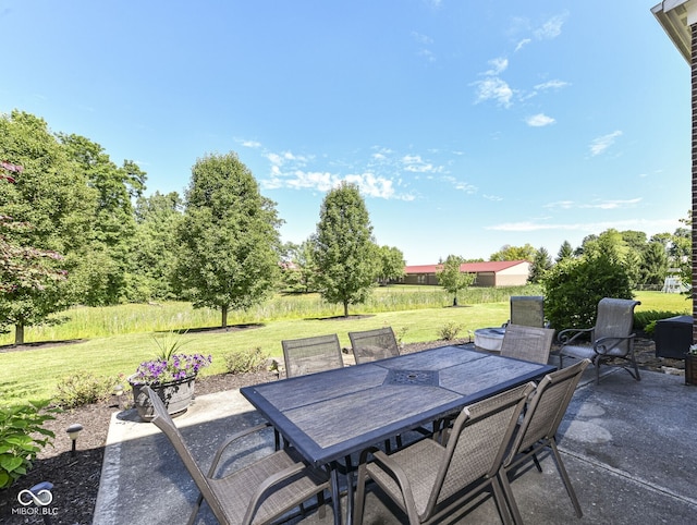 14034 Wicklow Ln, Fishers, IN 46040 - view of patio / terrace with outdoor dining space