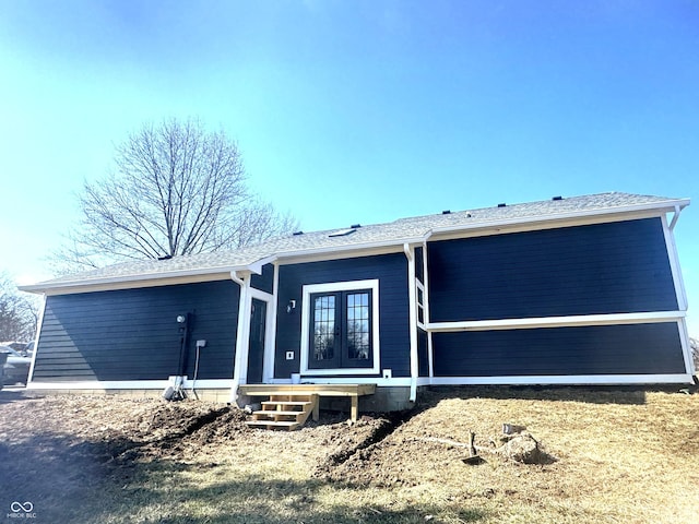 view of front of house featuring french doors