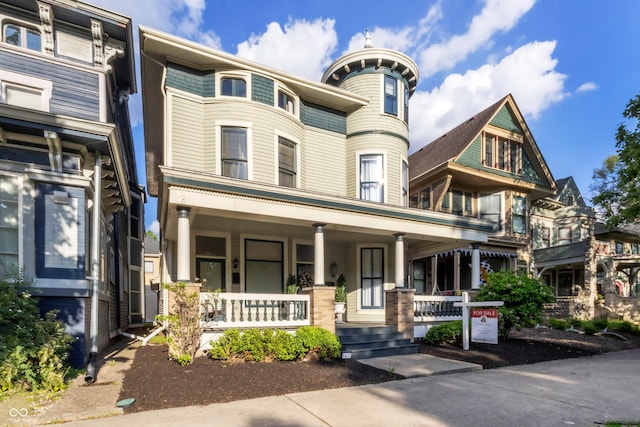 1471 N Delaware St, Indianapolis, IN 46202 - victorian home with covered porch