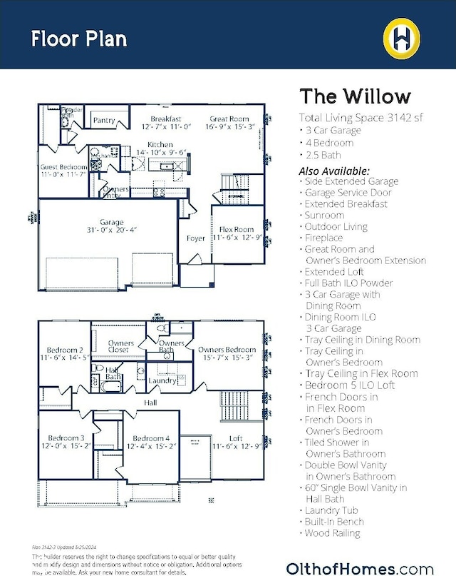 2697 Bo St W, Plainfield, IN 46168 - view of layout
