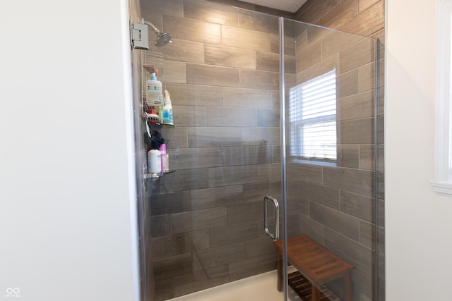 full bath featuring a stall shower