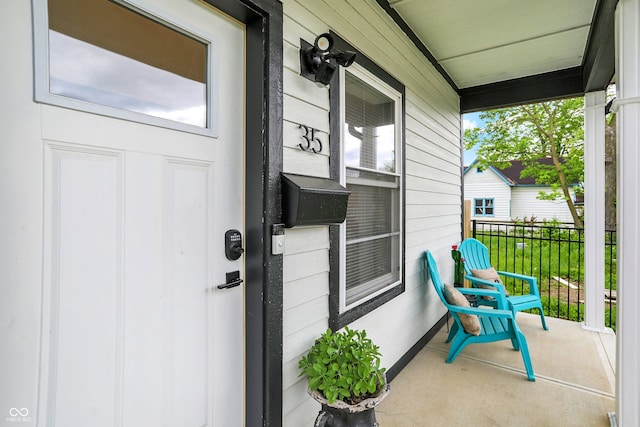 35 N Keystone Ave, Indianapolis, IN 46201 - balcony featuring covered porch