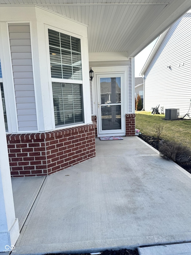 view of patio / terrace with cooling unit