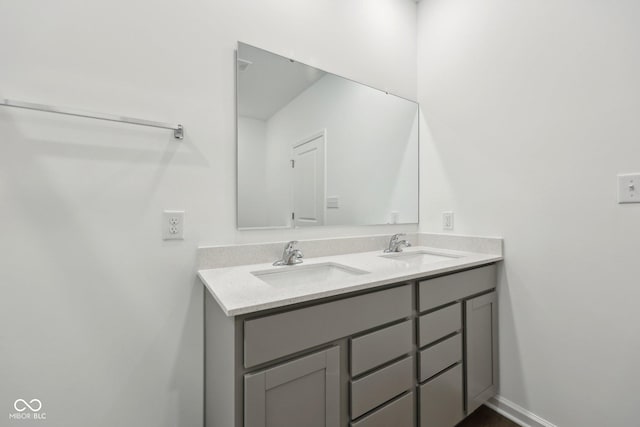 10126 Camp Creek Way, Indianapolis, IN 46229 - full bath featuring double vanity