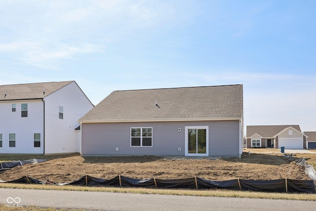 10126 Camp Creek Way, Indianapolis, IN 46229 - back of property featuring a garage
