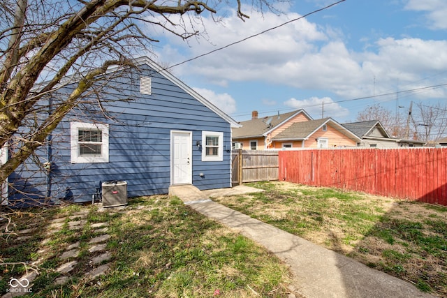 301 Villa Ave, Indianapolis, IN 46201 - back of house with a yard and fence