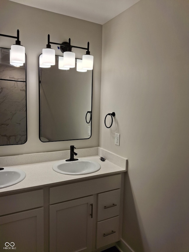 1974 Ralston Ave, Indianapolis, IN 46218 - bathroom with double vanity