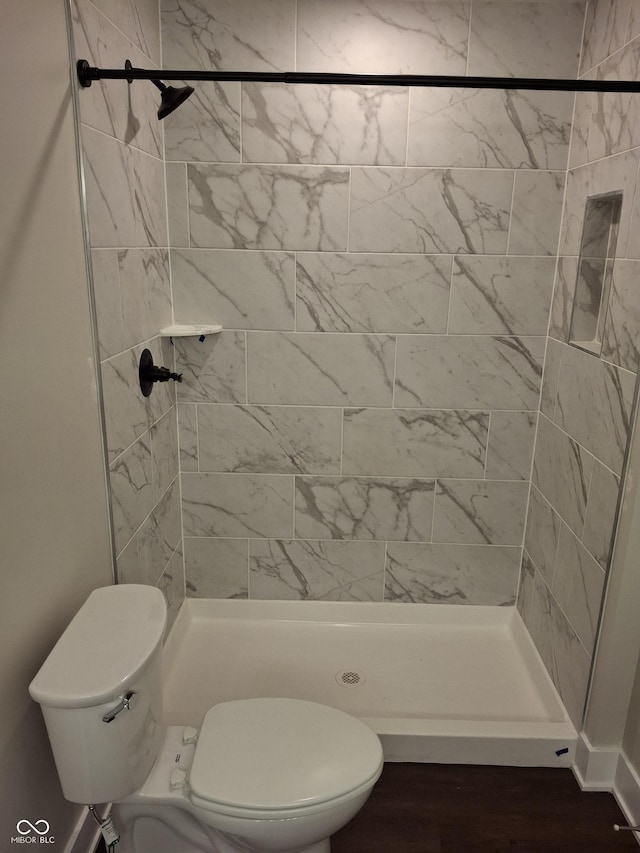 1974 Ralston Ave, Indianapolis, IN 46218 - full bath featuring a shower stall and wood finished floors