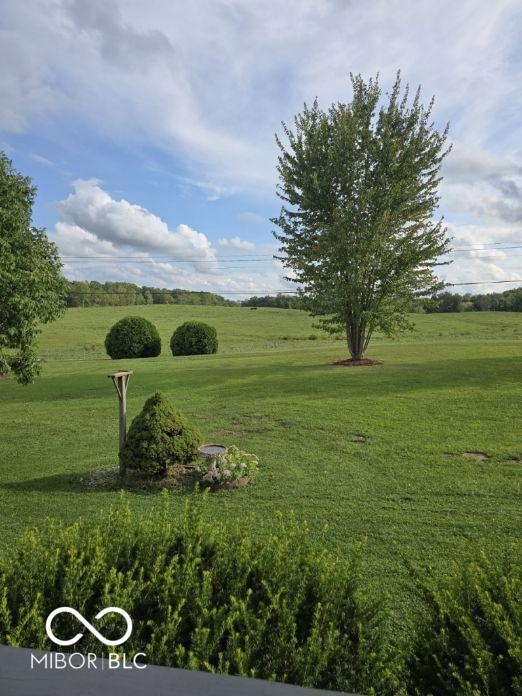 view of yard featuring a rural view