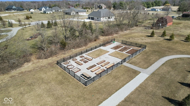 5189 Abbeygate Blvd, Bargersville, IN 46106 - aerial view with a residential view