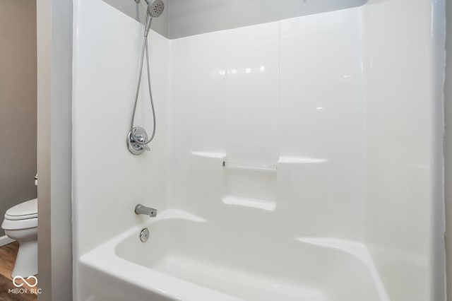 1310 Bowman Dr, Greenfield, IN 46140 - full bathroom with toilet