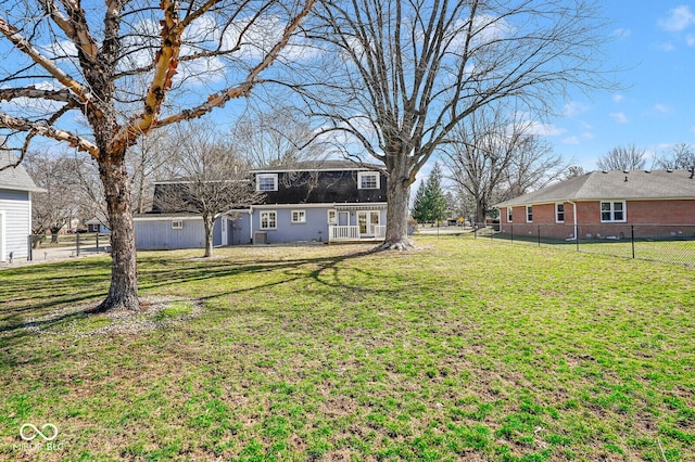 1310 Bowman Dr, Greenfield, IN 46140 - view of yard featuring fence private yard