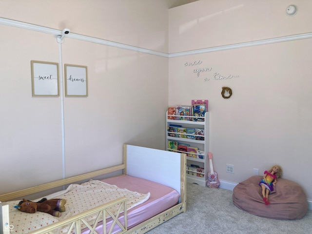 bedroom featuring carpet floors