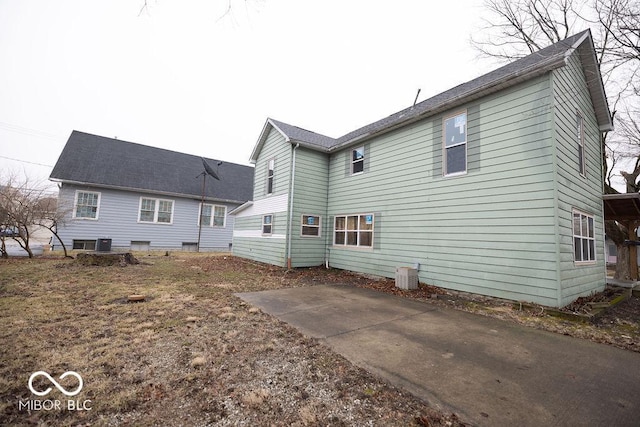 view of back of property