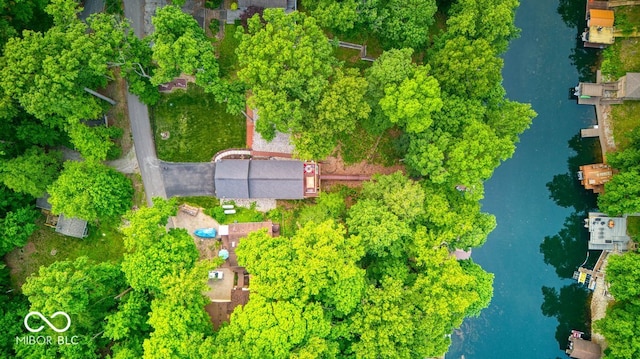8205 Bass Dr, Nineveh, IN 46164 - aerial view of a nearby body of water