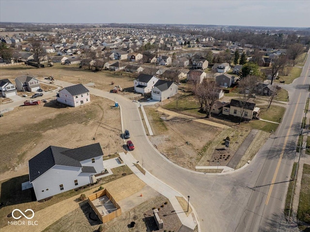 drone / aerial view featuring a residential view