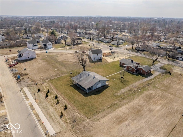 aerial view featuring a rural view