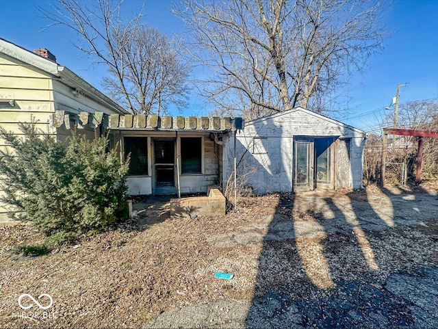 view of front of home