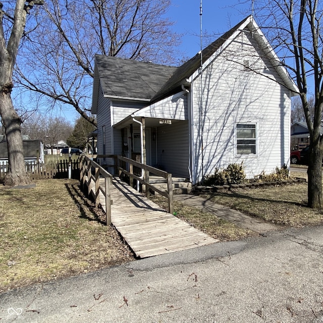 view of side of home