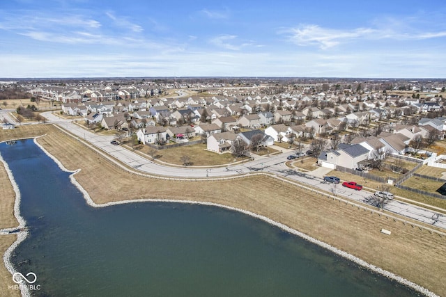 drone / aerial view featuring a residential view