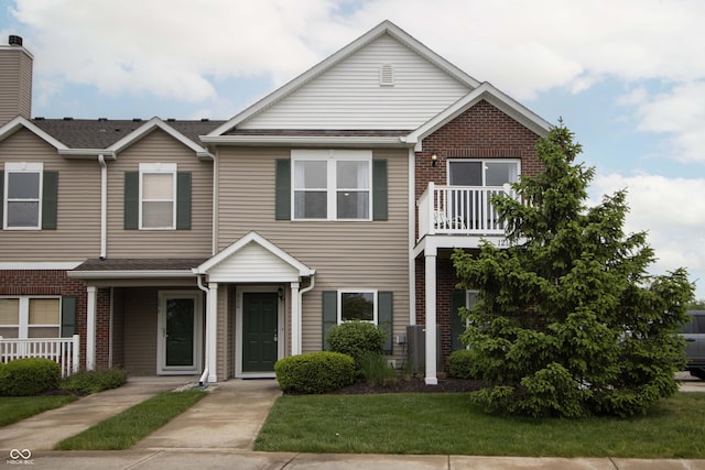 12145 Bubbling Brook Dr Unit 600, Fishers, IN 46038 - view of property with brick siding
