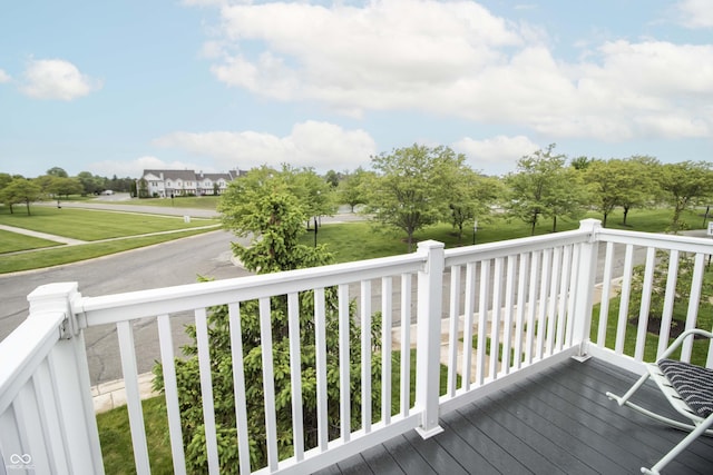 12145 Bubbling Brook Dr Unit 600, Fishers, IN 46038 - view of wooden deck