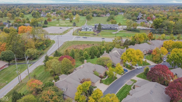 drone / aerial view featuring a residential view