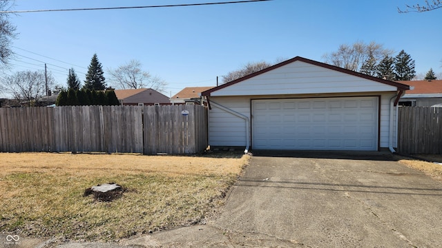 exterior space featuring fence